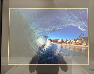 🌊 Laguna Beach Barrel Wave Framed Print