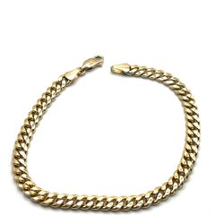 10kt Gold Cuban Link Bracelet 