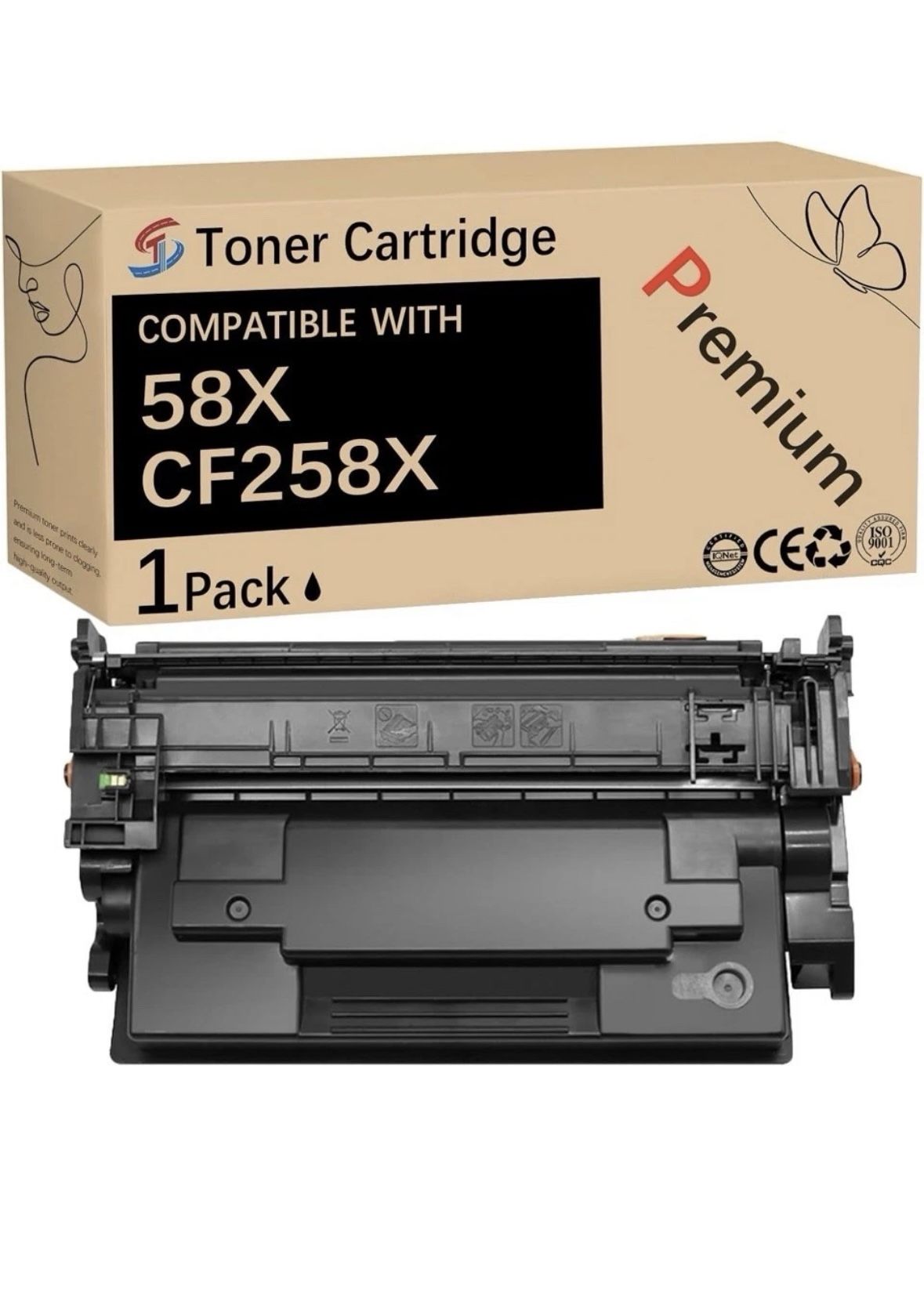 Open Box New AZNITH 58X High Yield Toner Cartridges Replace for HP 58X CF258X Toner