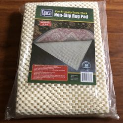 Extra Thick Non-Slip Area Rug Pad 4 x 6 for Any Hard Surface Floor