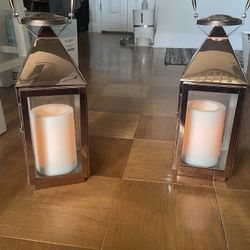 Rose Gold Lanterns 