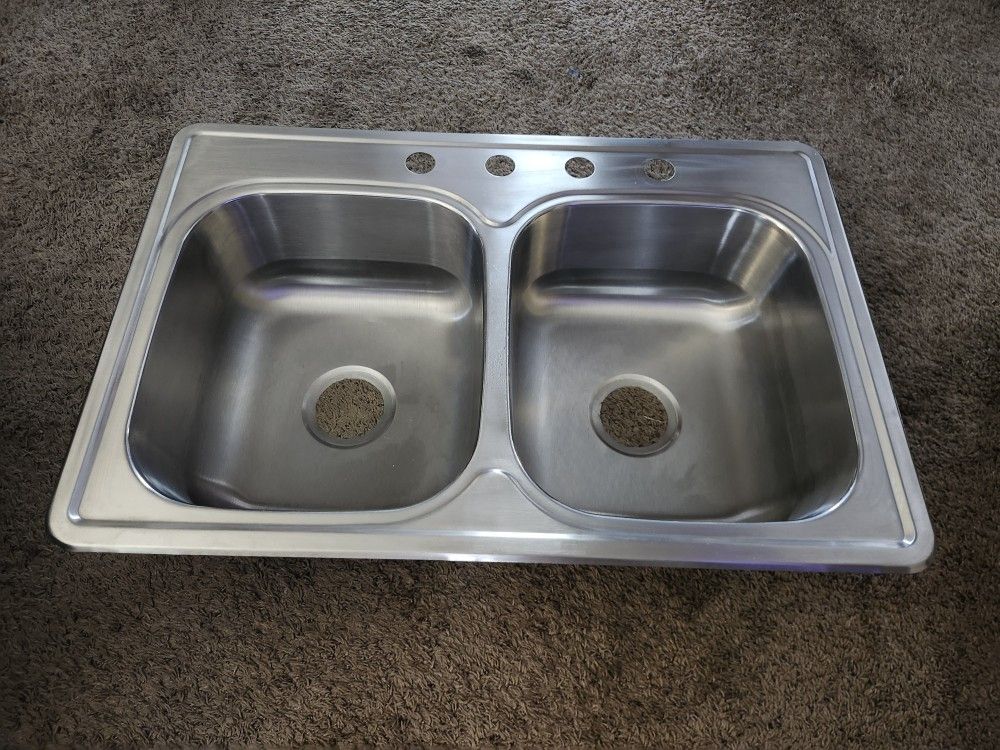 Stainless Steel Double Sink