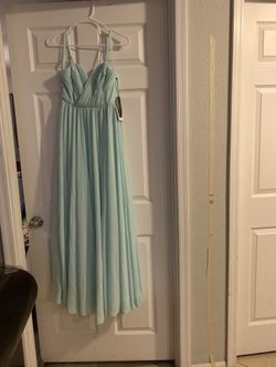 Lulus beautiful bridesmaid or prom dress mint colors brand new small