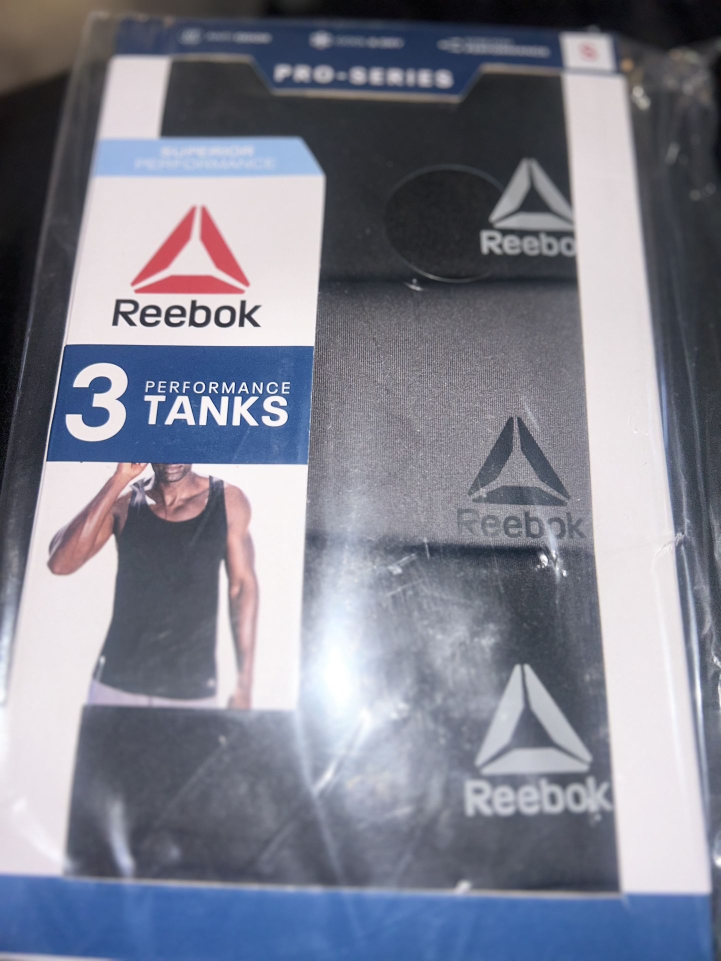 REEBOK TANKS 3PAK SIZE SMALL