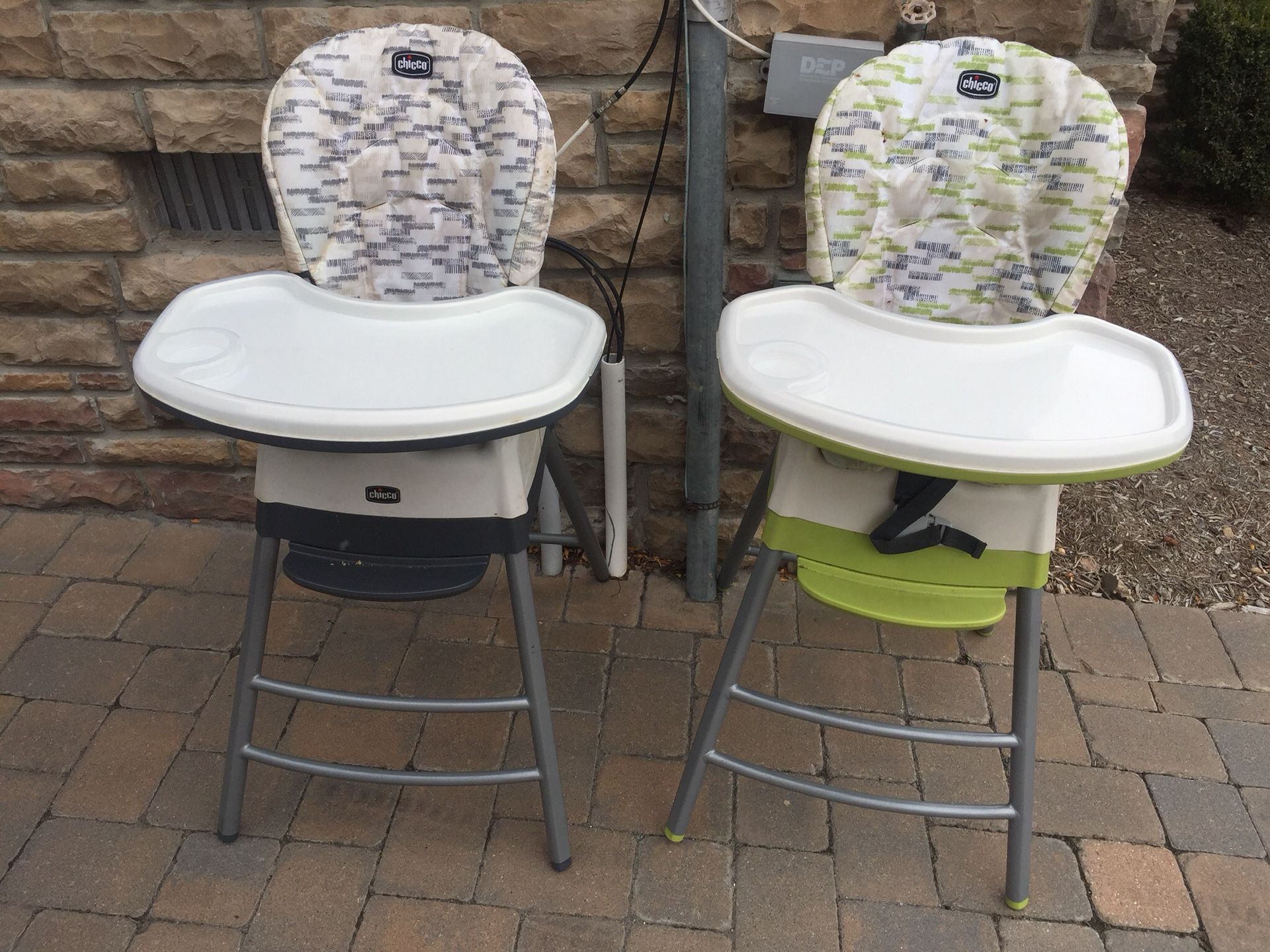 FREE (2) Chicco Convertible High Chairs