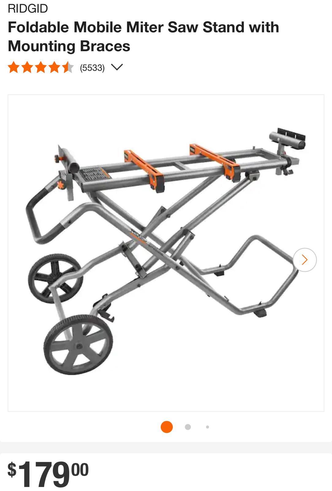Ridgid Table Saw / Mitre Saw