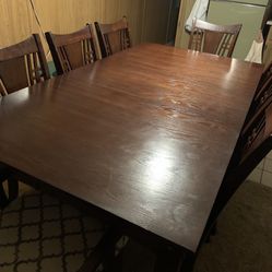 dining table with chairs