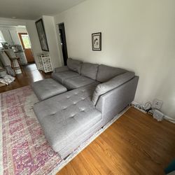 Deep Sectional Couch With Chaise And Ottoman