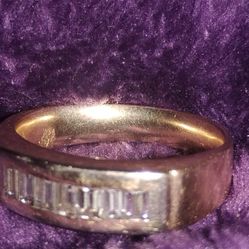 Diamond 14k Wedding Band