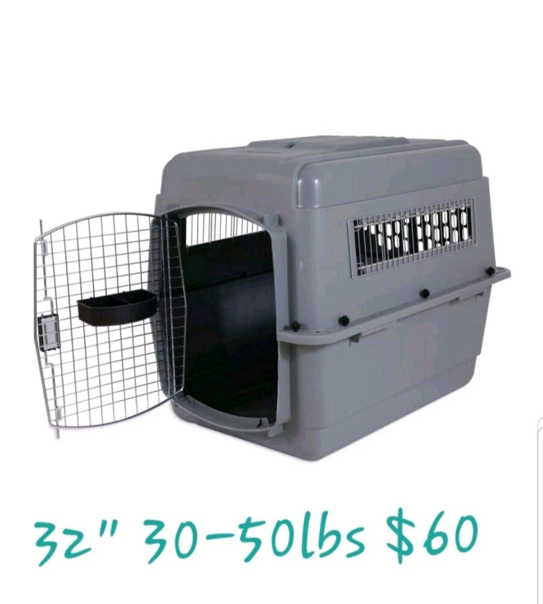 Pet plastic kennel