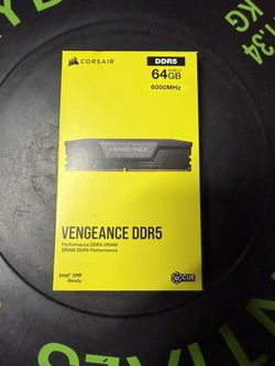 CORSAIR Vengeance DDR5 RAM 64GB (2x32GB) 6000MHz CL30