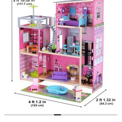 KidKraft Uptown Dollhouse + LOL glamper( camper)