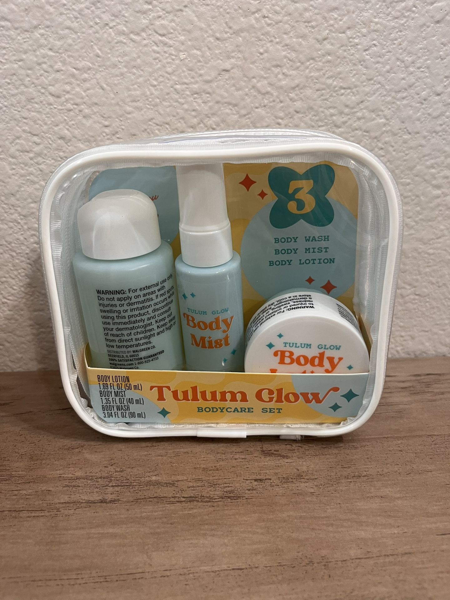 Tulum Glow Bodycare Set Travel Size $7