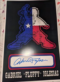 Gabriel 'Fluffy' Iglesias Signed Poster