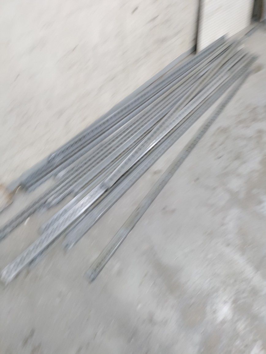 Uprights And Metal And Wood Shelves $100