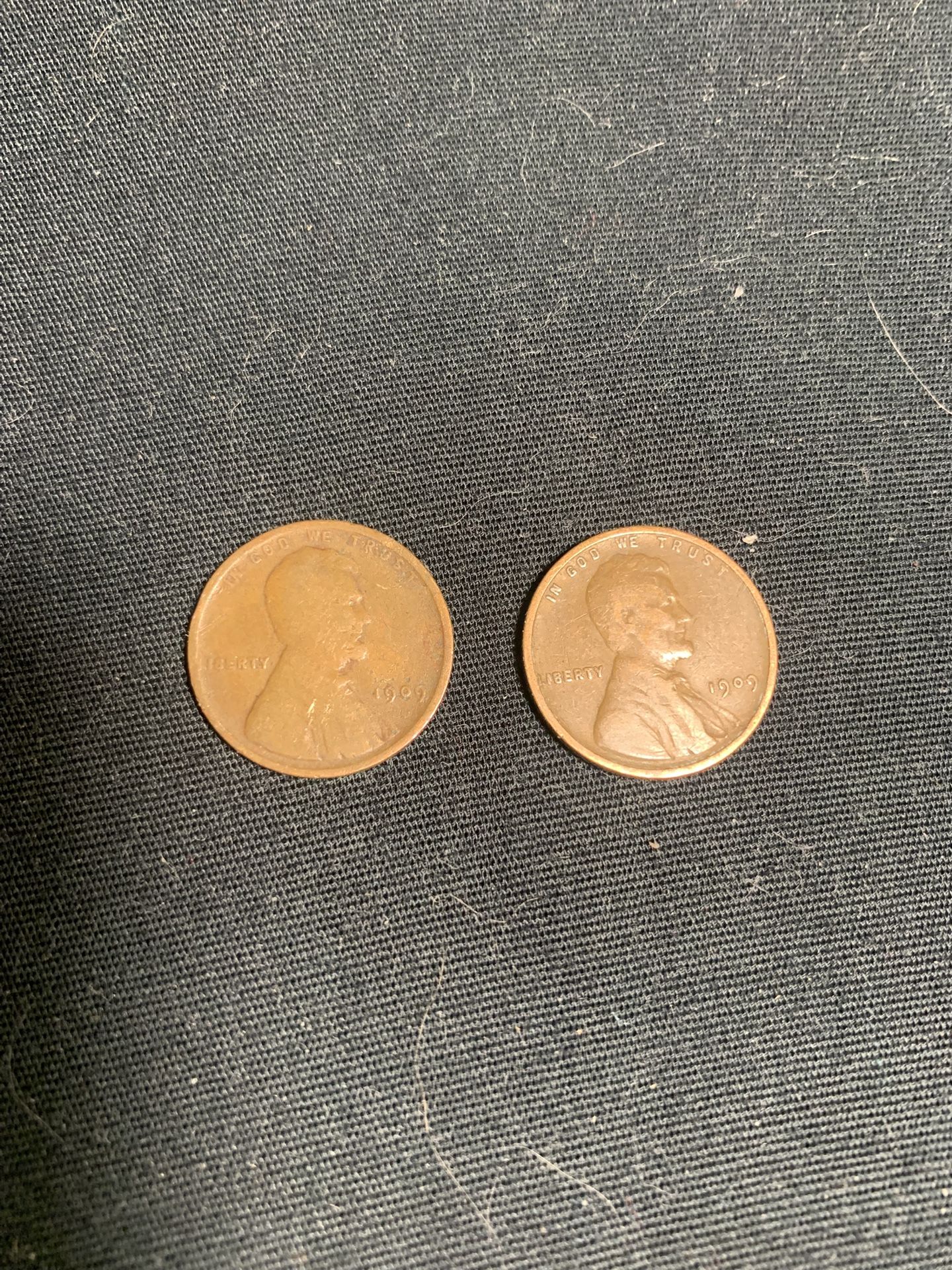 1909 Wheat Pennies (2)