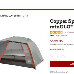 Big Agnes Tent