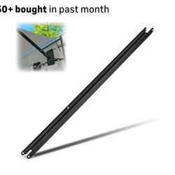 9614: New 50" RV Awning Inner Drive Arm, Compatible with Solera Regal 69" Assemblies, Precision-Fit 50"x1.75" Black Aluminum Rail, Anti-Rust Powder-Co