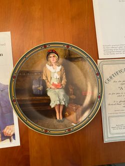 Norman Rockwell collector plate