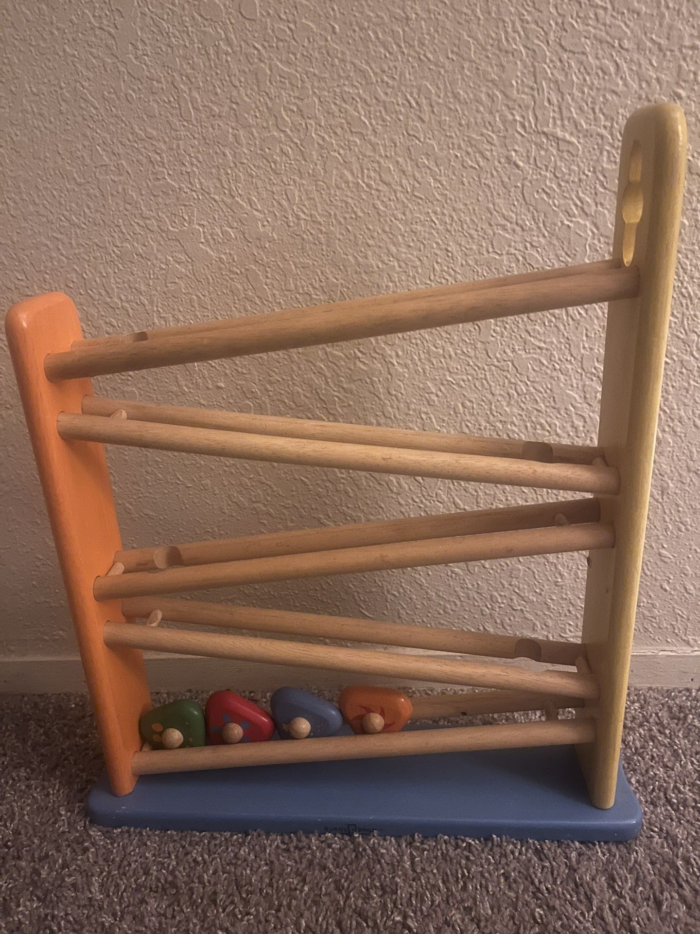 Ryan’s Room Wooden Zig-Zag Rolling Track Toy