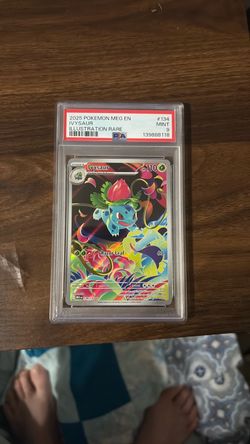 PSA 9 Ivysaur Illustration Rare 134/132 Pokemon MEG 2025