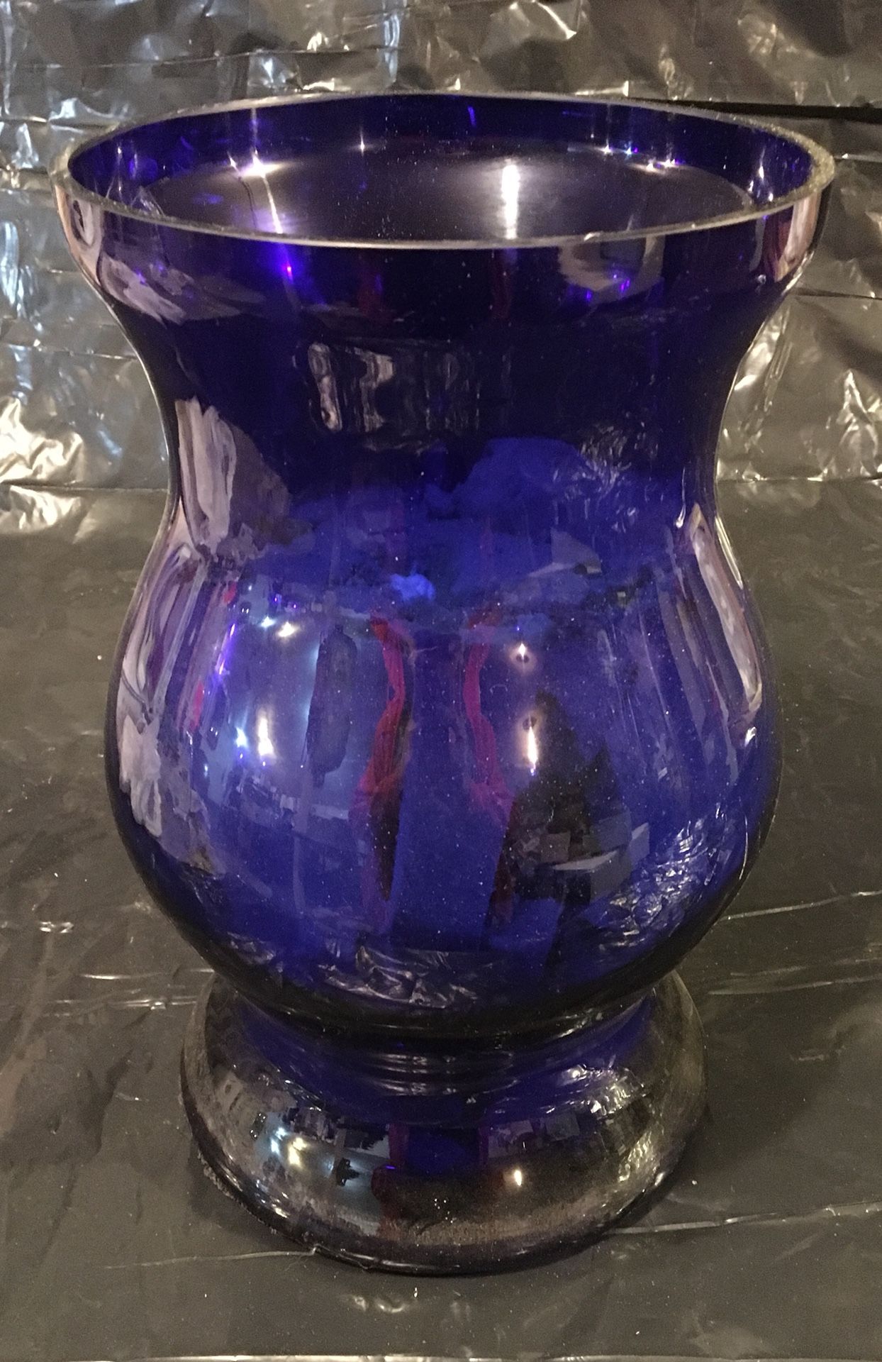 Colbalt blue vase