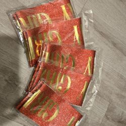 New) Birthday Girl Sash 5pcs