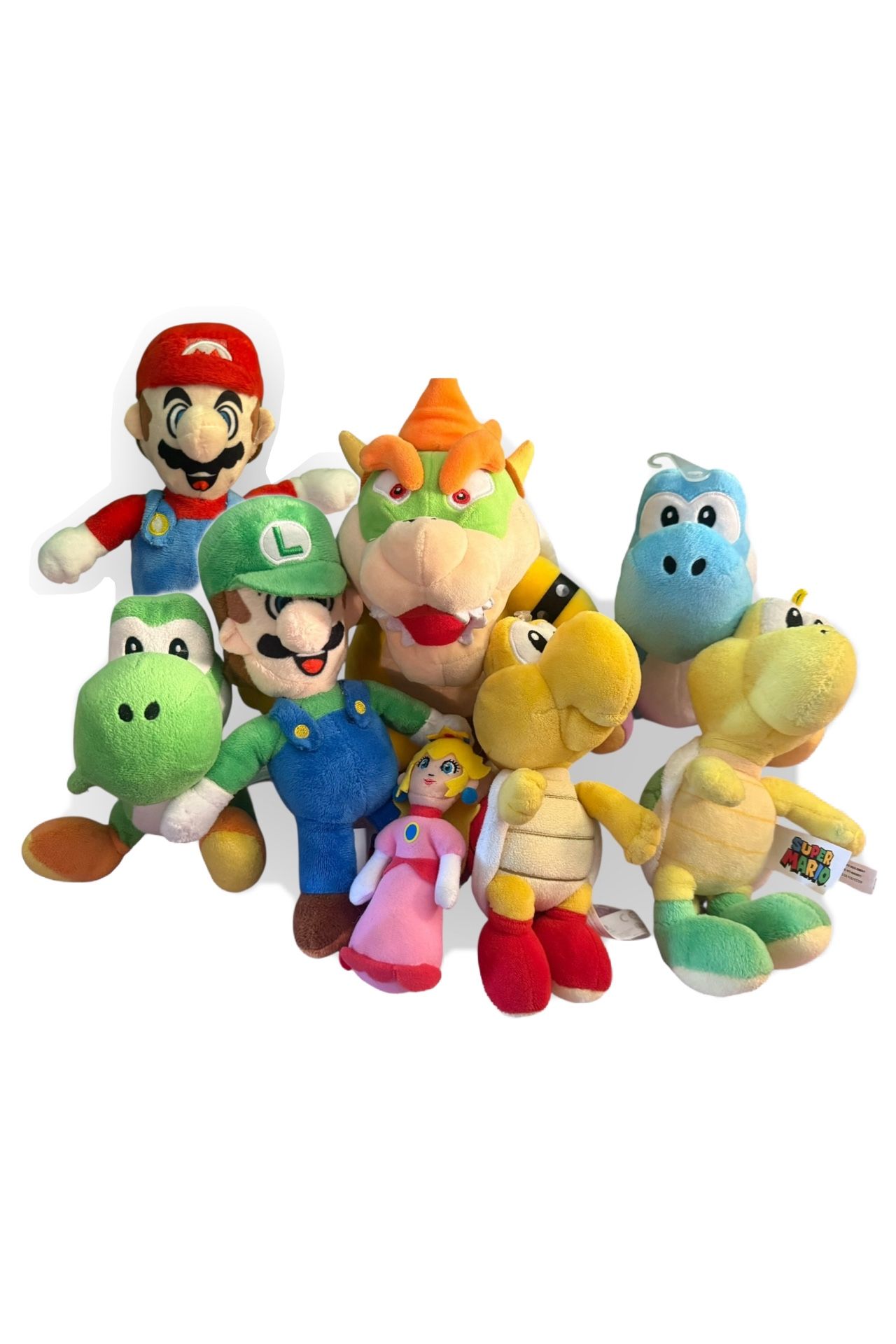 Nintendo Super Mario Plush Toy 8pc lot