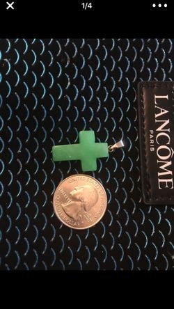 Jade pendent with 925 Sterling silver necklace