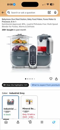 Babymoov Duo Meal Station Baby Food Maker