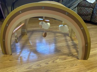 Tinyland Wooden Rainbow Baby Play Gym