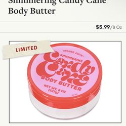 NEW Candy Cane Body Butter Trader Joe's 