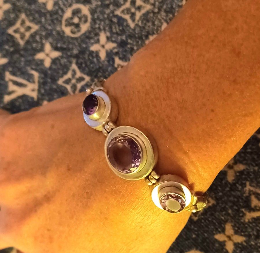 BEAUTIFUL SILVER JEWELRY BRACELETS CUFF BYZANTINE CHAIN ROPE