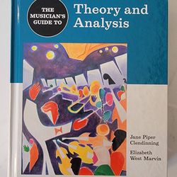 Music Theory and Analysis Book