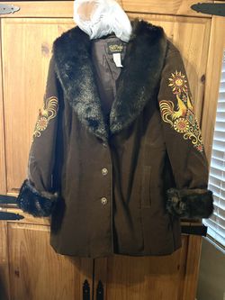 Bob Mackie Wearable art Coat
