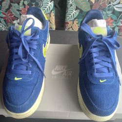 Nike Air Air Force 1 '07 ESS Royal Blue And White Shoes