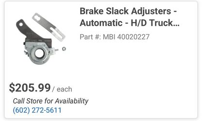 Haldex slack adjuster
