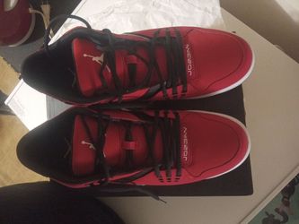 Nike Jordan Red and Black Sneakers $130 obo