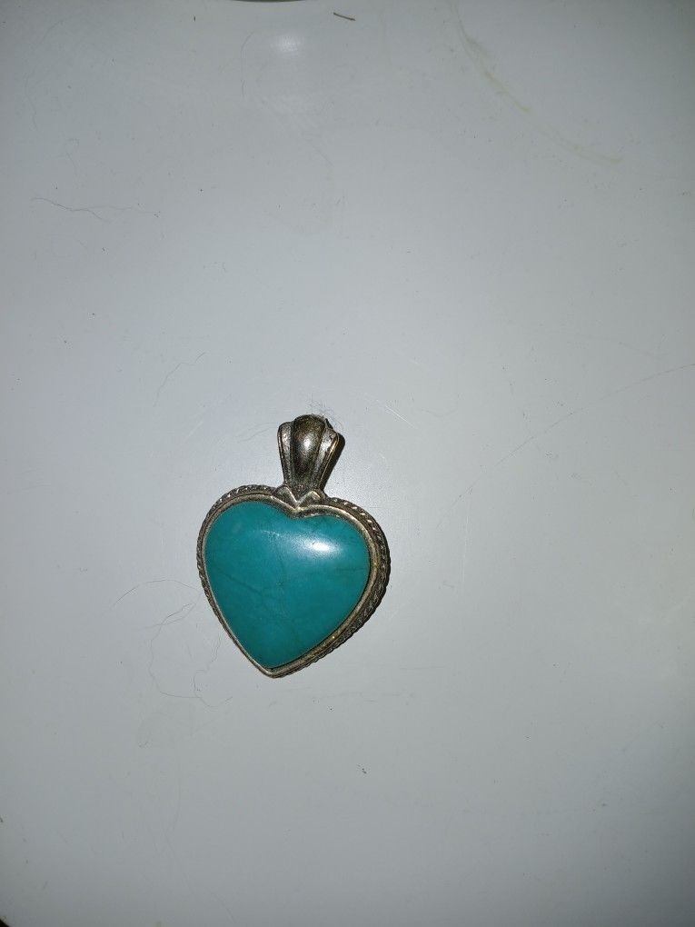 Blue Heart Pendant 