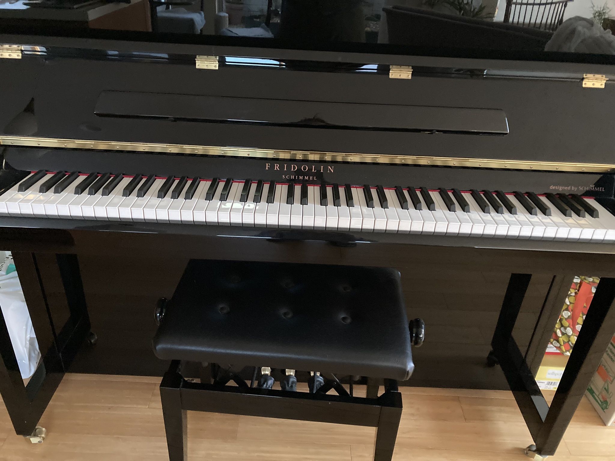 Shimmel Upright Grand Piano