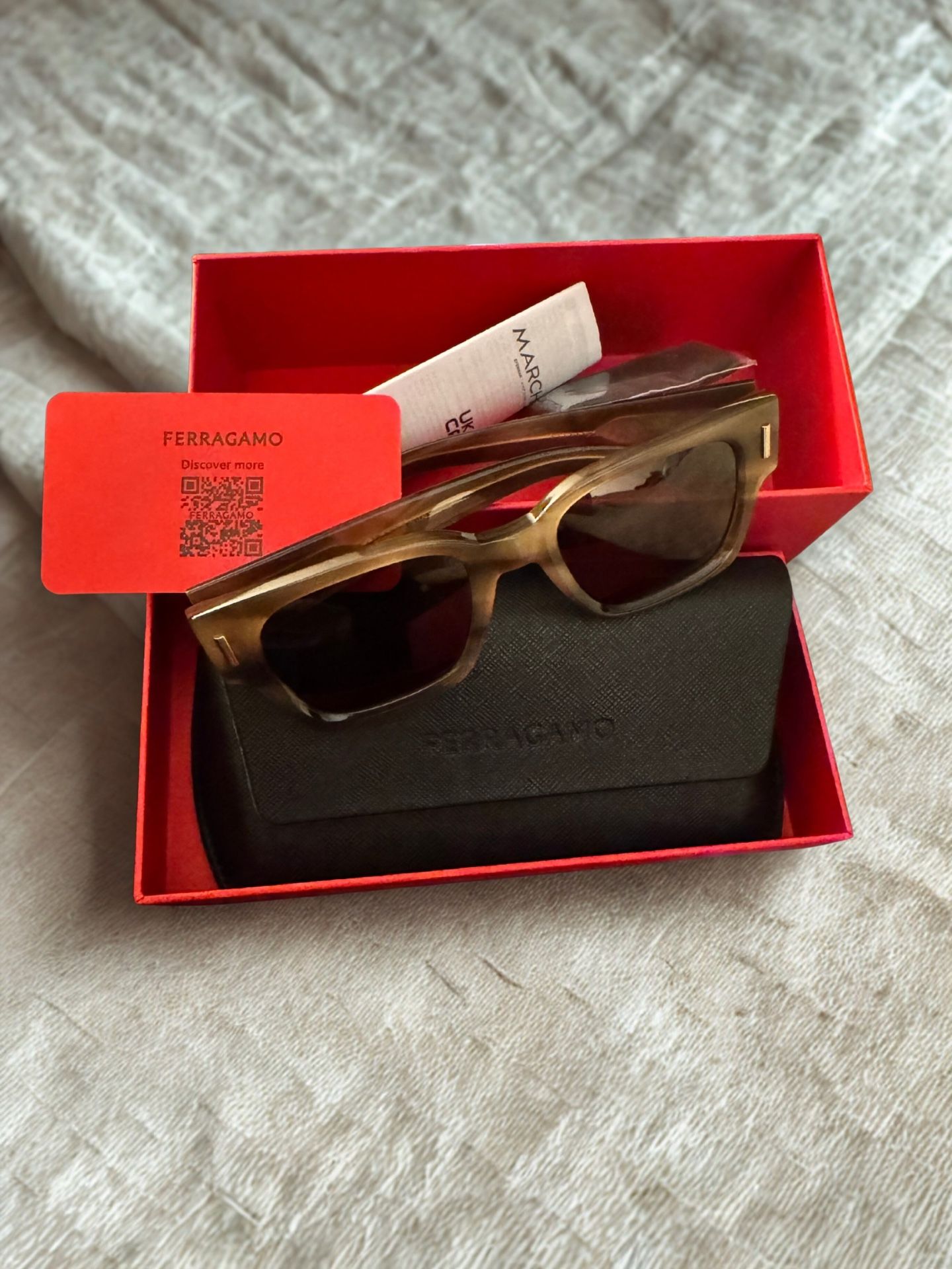 Salvador Ferragamo Tortoiseshell Sunglasses