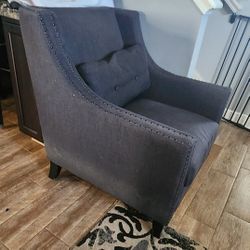 Blue Accent Chairs (2)