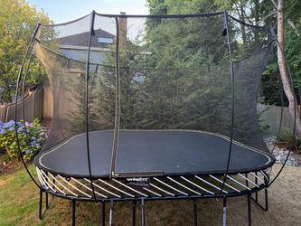 Springfree Jumbo Square Trampoline S155 – Used, 8 Years Old - $750 (Edmonds)