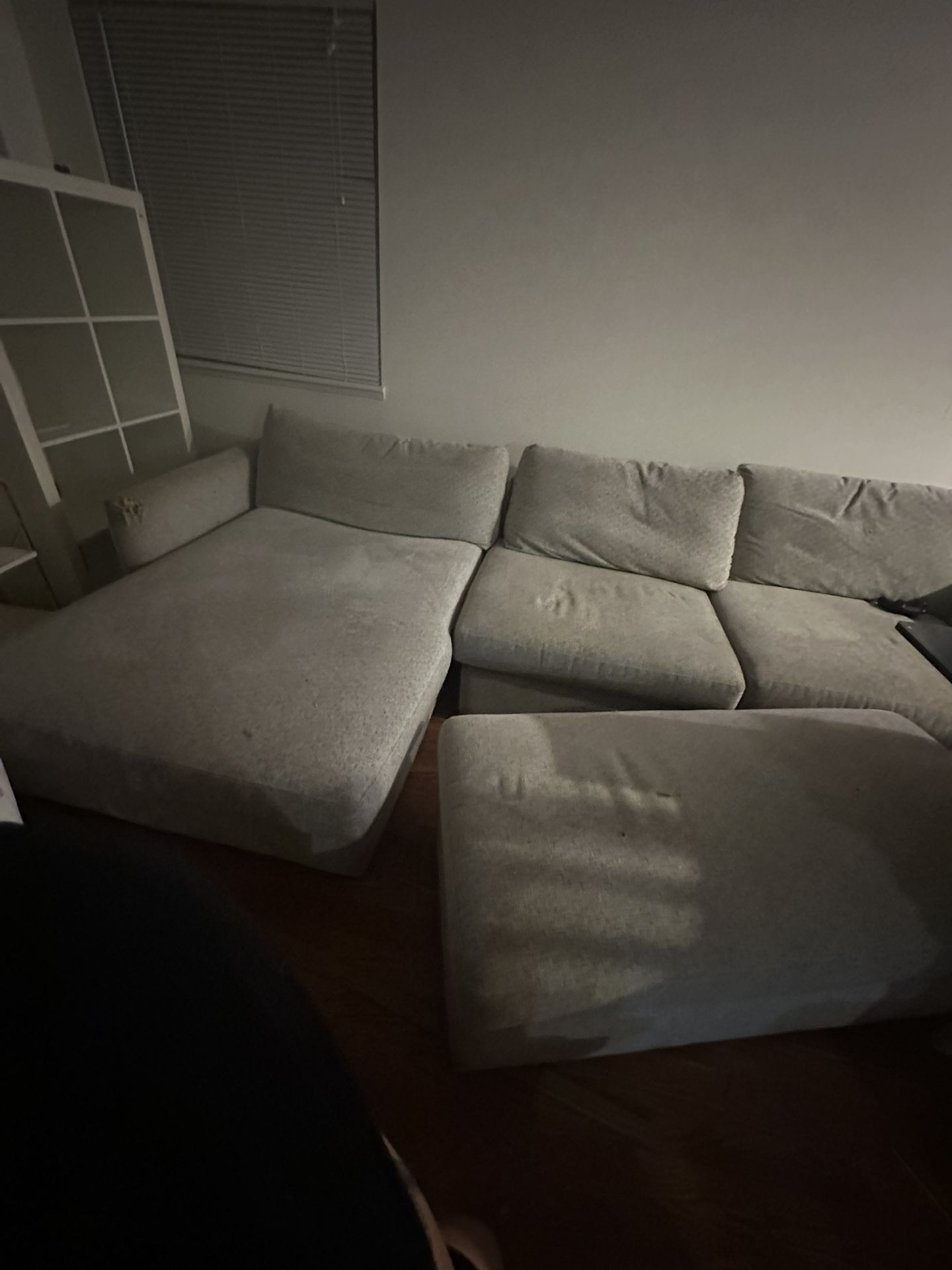 Light Grey Sectional couch