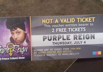 Purple reign voucher