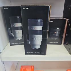 Sony FE 70-200mm F2.8 GM OSS II lens