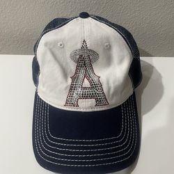 Los Angeles Angels Rhinestone  SnapBack Hat Otto y2k
