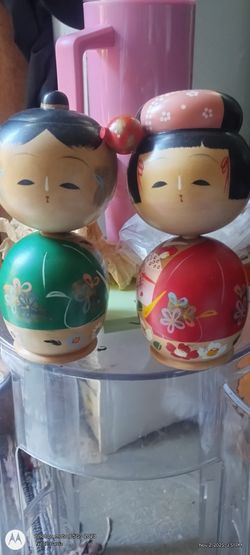 Japanese Wooden Dolls