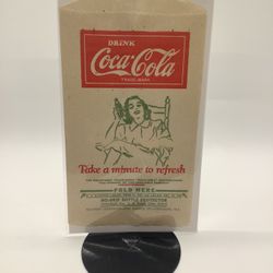 Antique Coca-Cola No Drip bottle Protector