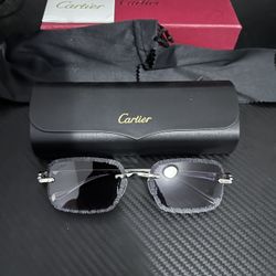 Pre-Owned Santos de aviator sunglasses
